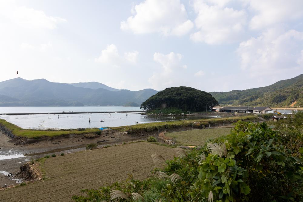 久賀島の養殖場の画像
