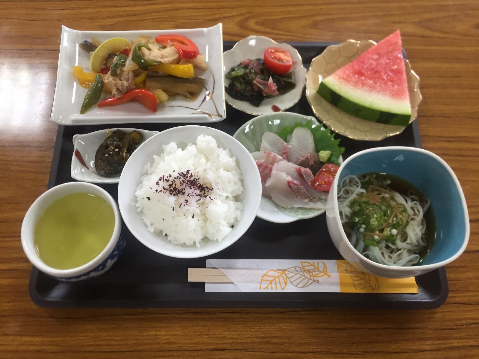 当日の料理の写真の画像