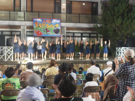 三井楽わっかもん祭り中学生演技