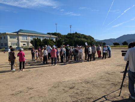 玉之浦郷グランドゴルフ大会の様子1