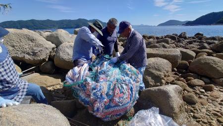 堂崎天主堂清掃_回収海ごみ