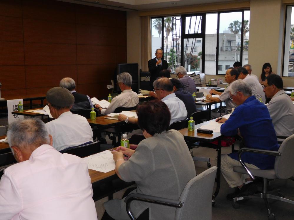 福江地区まちづくり協議会会議の様子