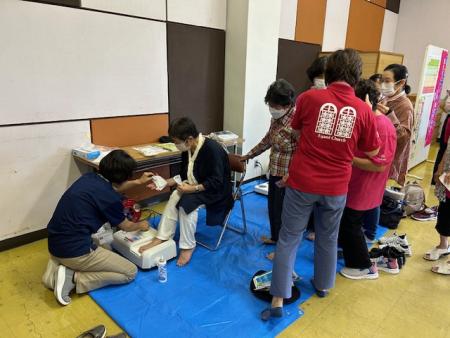なる健康フェス骨密度測定