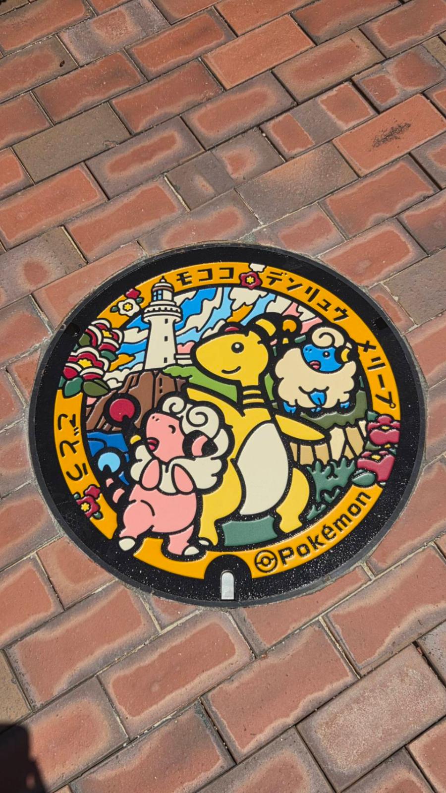 五島市に新しく設置されたポケふた画像の画像