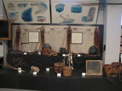 漁具の展示