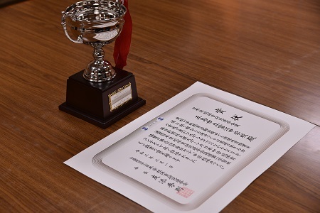 毎日カップ「中学校体力つくり」コンテスト上位入賞、富江中学校市長表敬訪問2