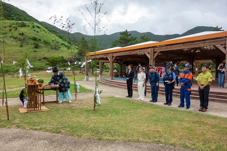 五島市海水浴場海開き・高浜海水浴場安全祈願祭1