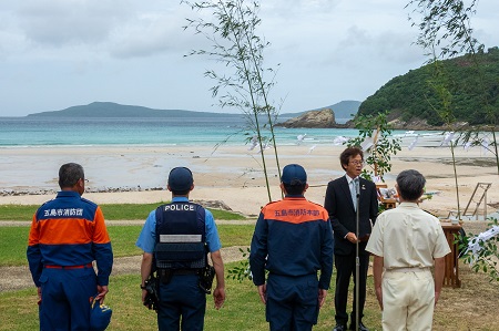 五島市海水浴場海開き・高浜海水浴場安全祈願祭2