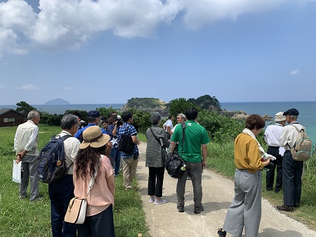 現地審査、岐宿町魚津ヶ崎