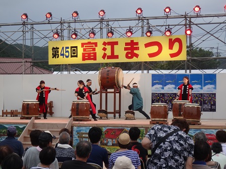 第４５回時恵まつり、倭寇太鼓演奏