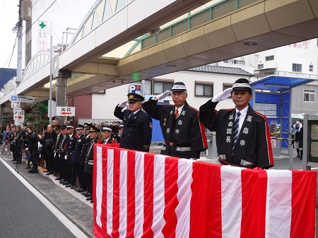 五島市消防出初式４