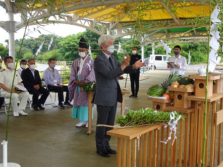 多郎島海水浴場　安全祈願祭2