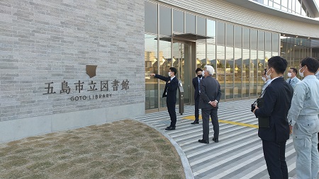 新図書館建設現場確認