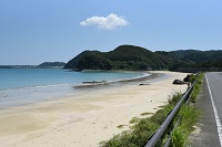 田尾の海岸