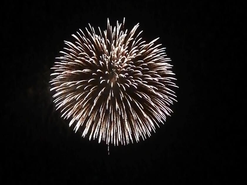 富江まつりの打ち上げ花火