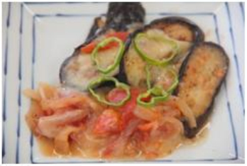 ナスとトマトのチーズ焼き
