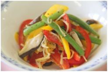 5色野菜のマヨネーズ炒め