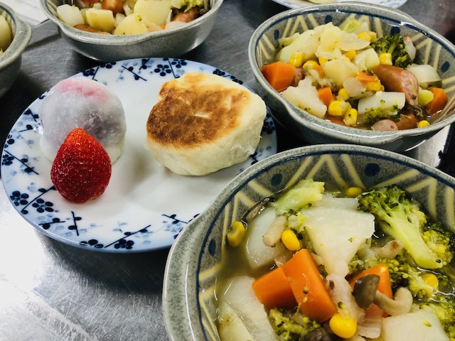 緑っ子クラブで作った料理