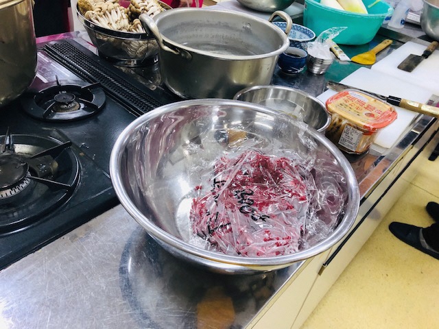 鹿肉のミンチ