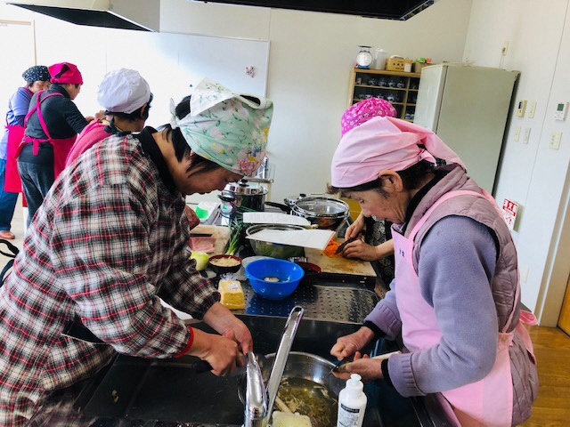 調理実習時の様子