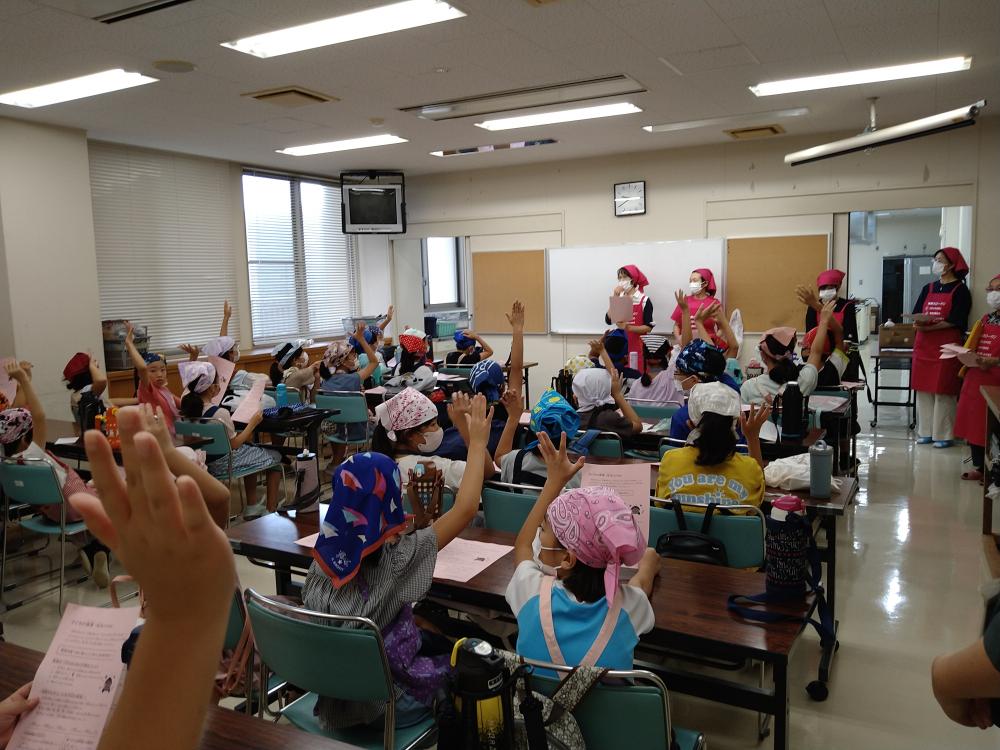 おやこの食育教室講話の様子