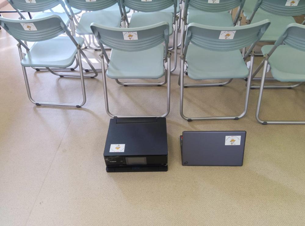 購入した備品:ノートパソコン、インクジェットプリンタ