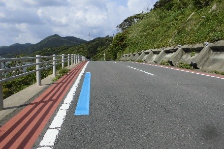 路面標示(ブルーライン)