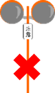 道路反射鏡(カーブミラー)の絵