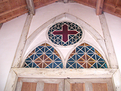 旧五輪教会堂のステンドグラス