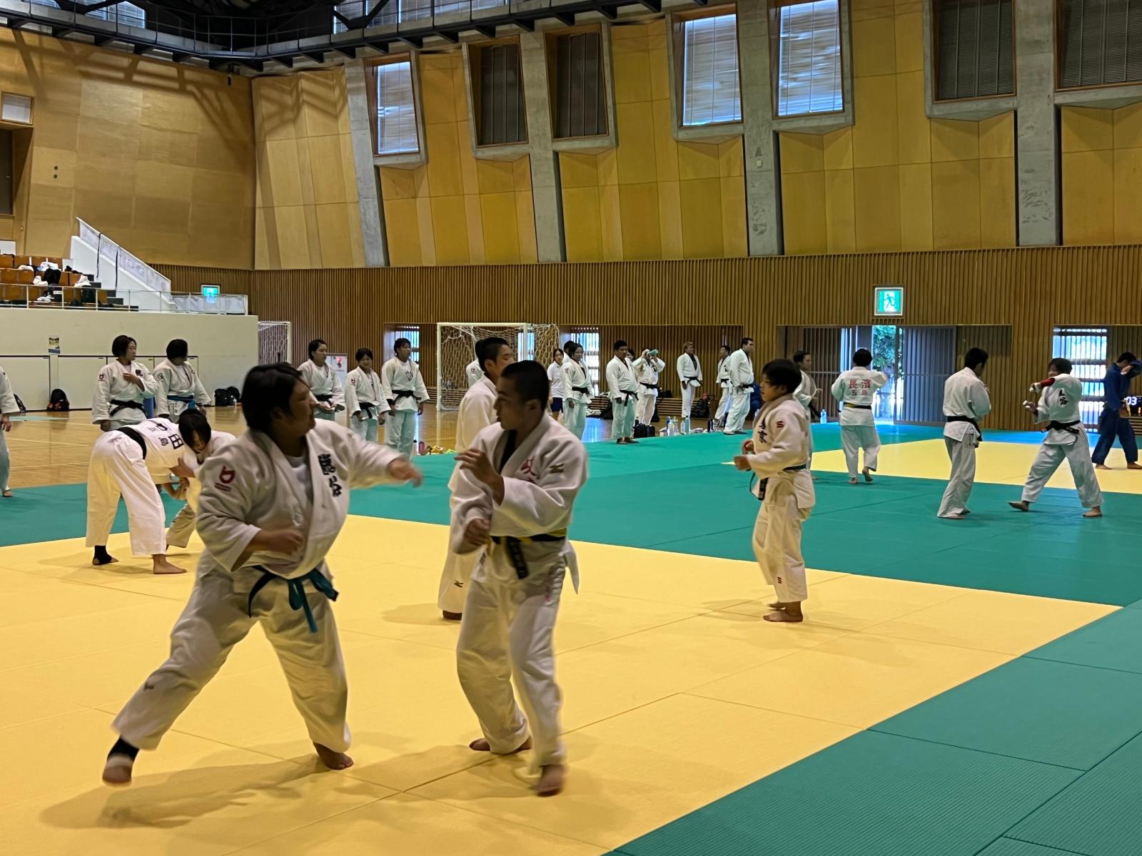 合宿の様子（柔道）の画像