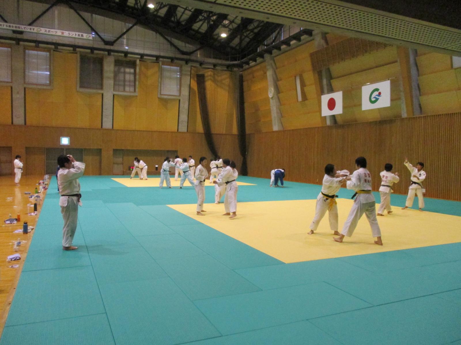 合宿の様子（柔道）の画像