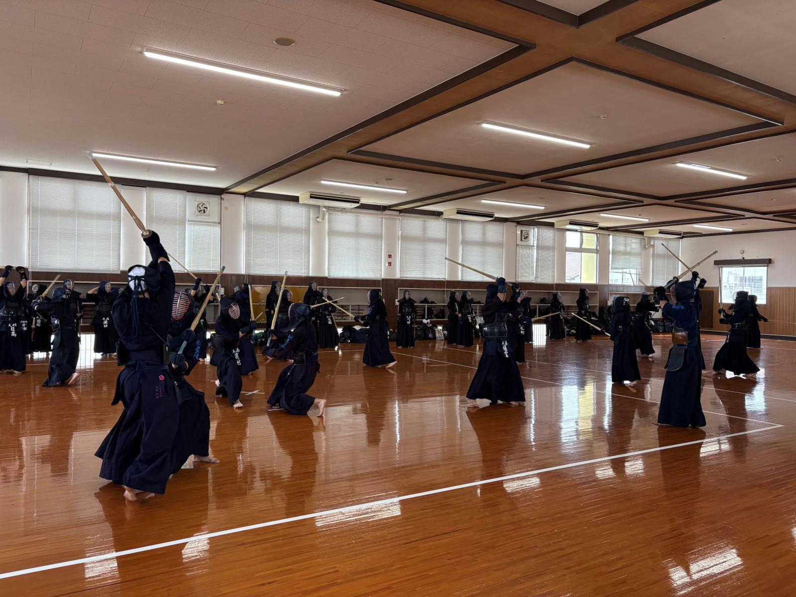 合宿中の様子(剣道)